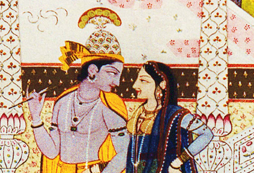 shri krishna with radha ji image source: wikimedia 