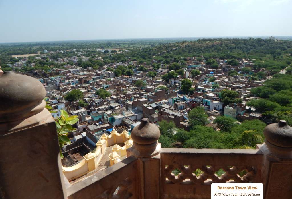 Barsana Town view